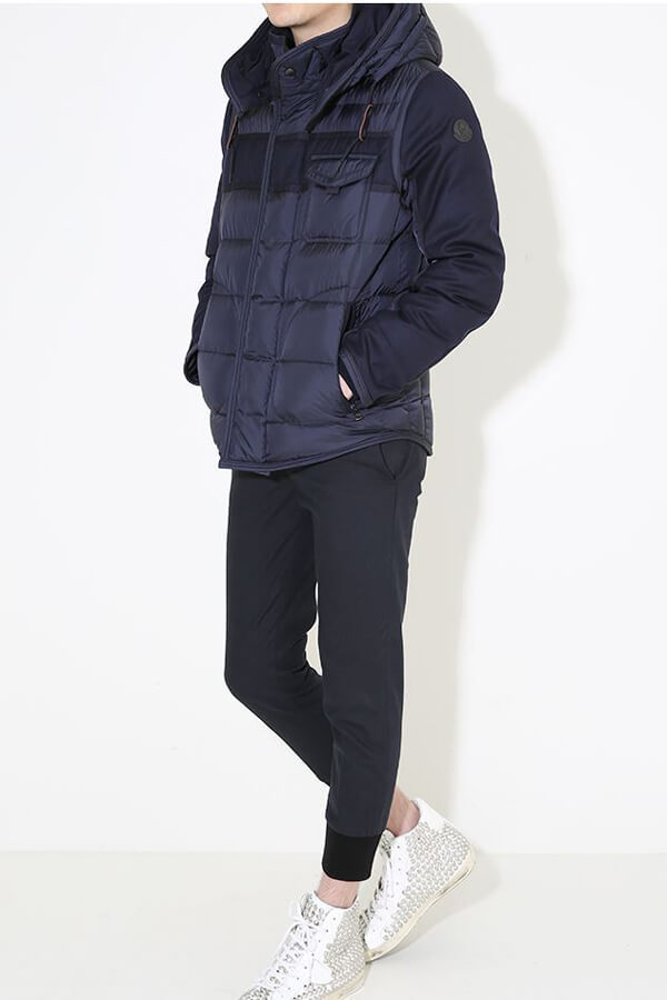 MONCLER モンクレールスーパーコピー 2016/17秋冬新作異素材MIXフード付ダウンRYAN 091 41392 85 53227